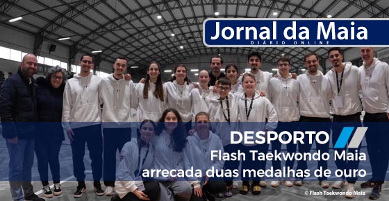 Flash Taekwondo Maia arrecada duas medalhas de ouro